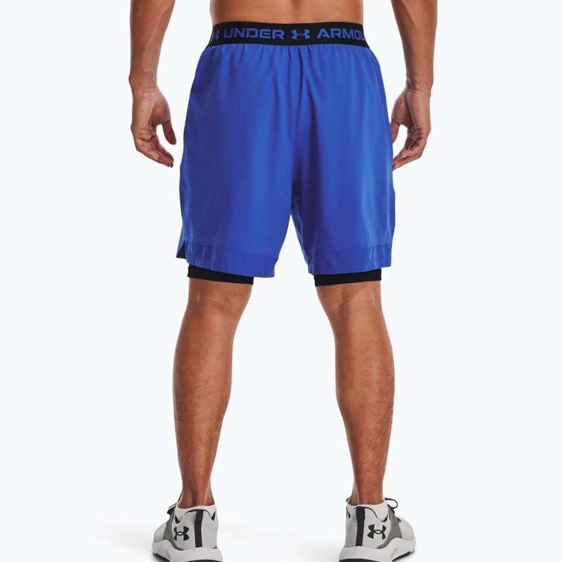 Under Armour Herren 2-in-1 Trainingsshorts UA Vanish Woven Sts blau 1373764 4