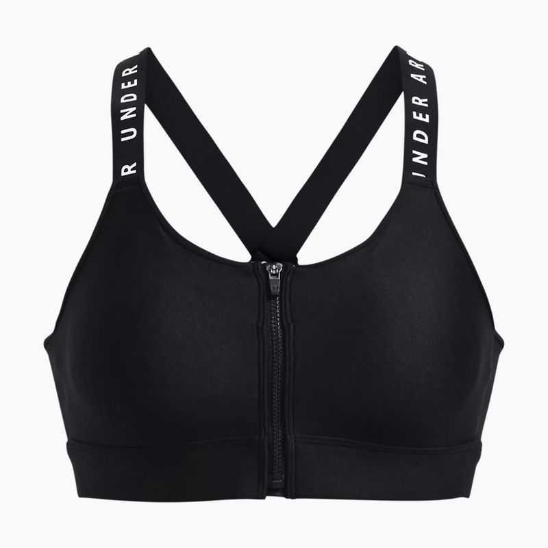 Under Armour Infinity High Bra Zip Fitness-BH schwarz 1373860