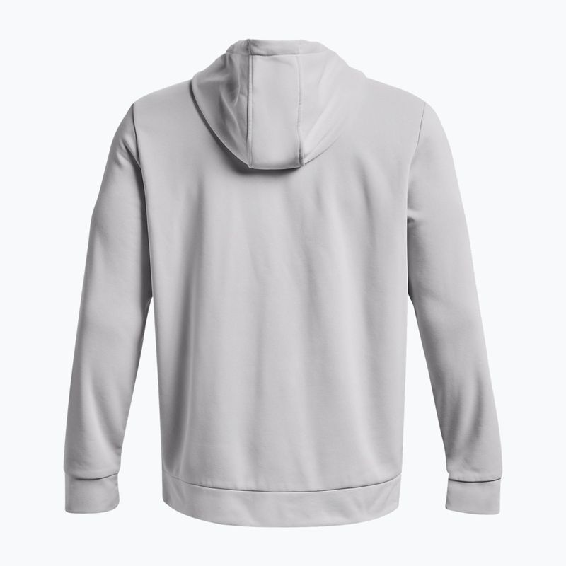 Herren Under Armour Armour Fleece Hoodie Trainingssweatshirt grau 1373353-014 2
