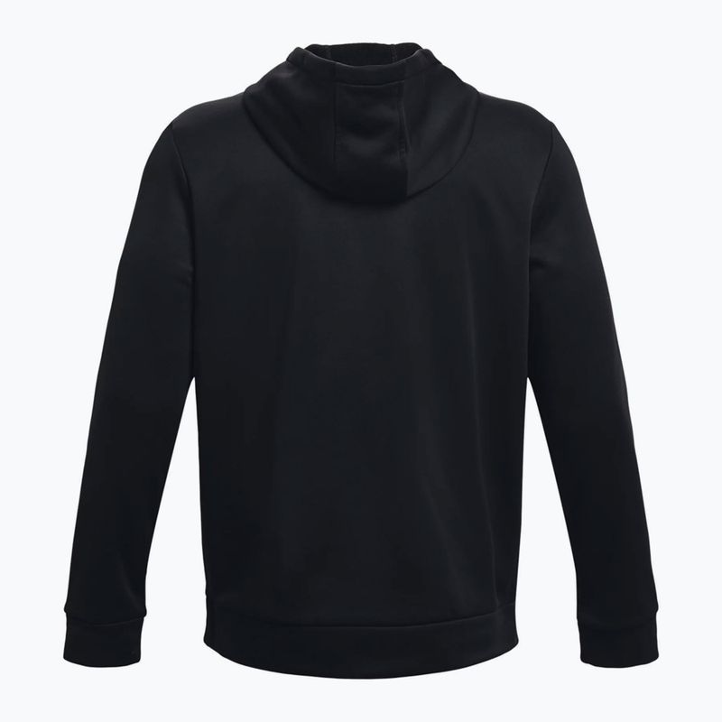 Under Armour Armour Fleece Hoodie Herren Trainingssweatshirt schwarz 1373353-001 6