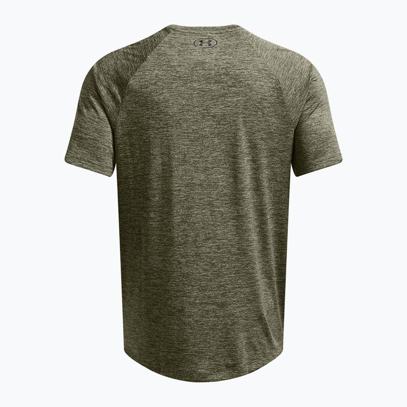 Herren Trainingsshirt Under Armour Tech 2.0 Marine von Green/Black 2