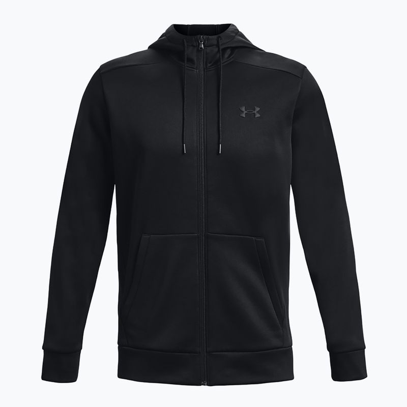 Herren-Hoodie Under Armour Fleece FZ Hoodie black/black 5