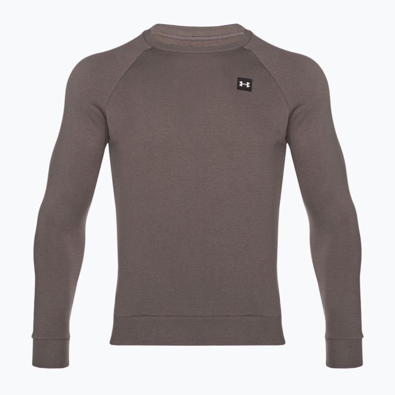 Herren Under Armour Rival Fleece Crew Sweatshirt braun