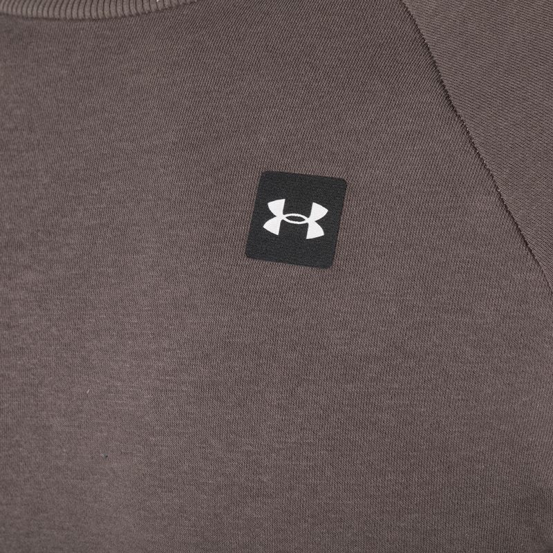Herren Under Armour Rival Fleece Crew Sweatshirt braun