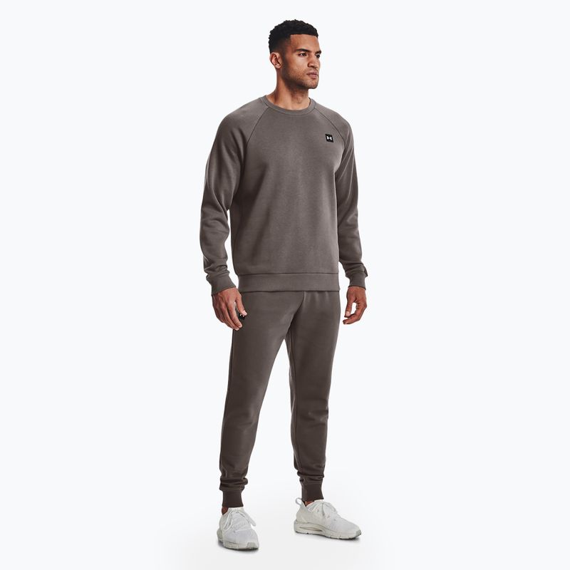 Herren Under Armour Rival Fleece Crew Sweatshirt braun 2