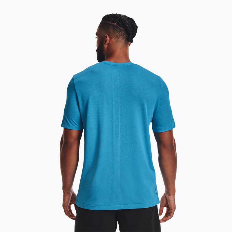 Under Armour Herren Trainings-T-Shirt UA Rush Seamless Geosport SS blau 1370441 2