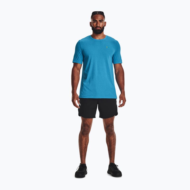 Under Armour Herren Trainings-T-Shirt UA Rush Seamless Geosport SS blau 1370441 3
