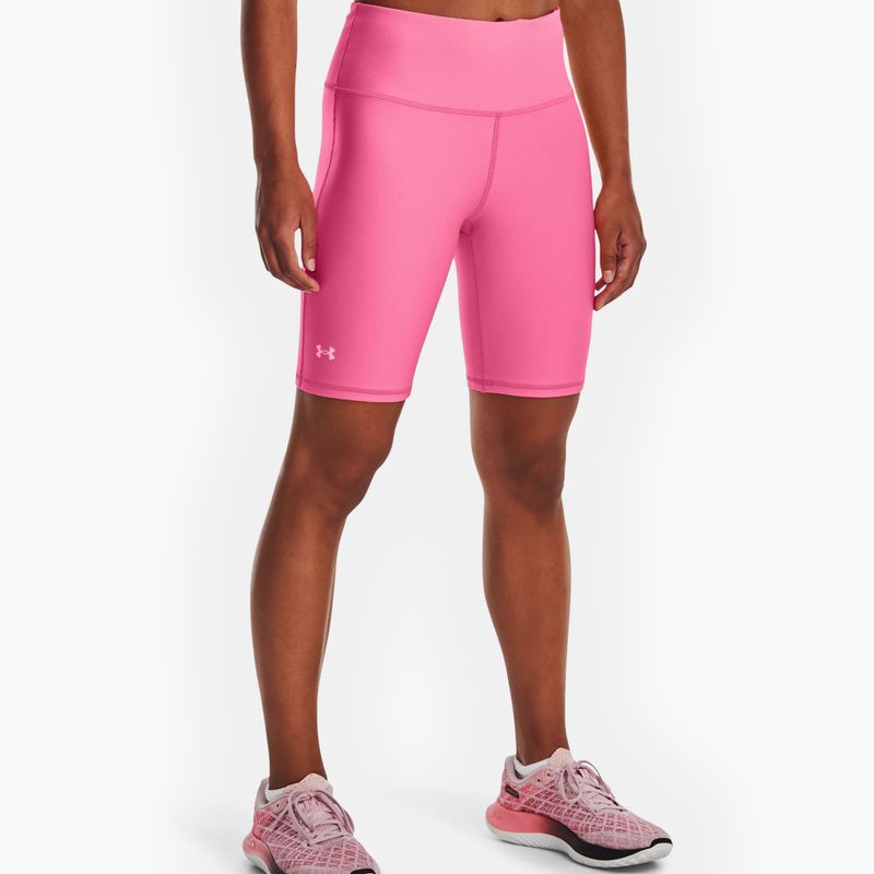 Frauen unter Armour Kompression Bike Trainingsshorts rosa 1360939 3
