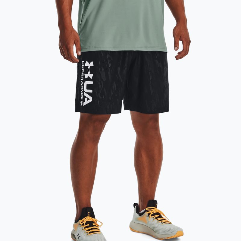Under Armour Herren Trainingsshorts UA Woven Emboss schwarz 1361432-003 3