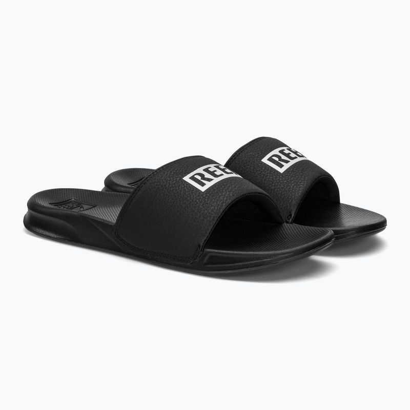 Pantoletten Herren REEF One Slide schwarz-weiß CI776