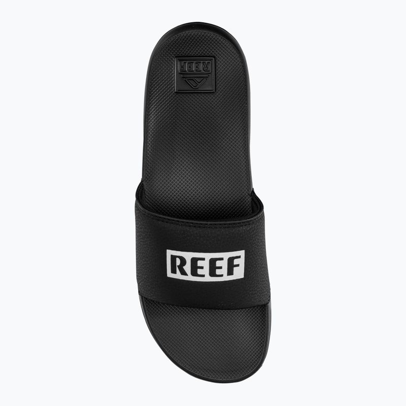 Pantoletten Herren REEF One Slide schwarz-weiß CI776