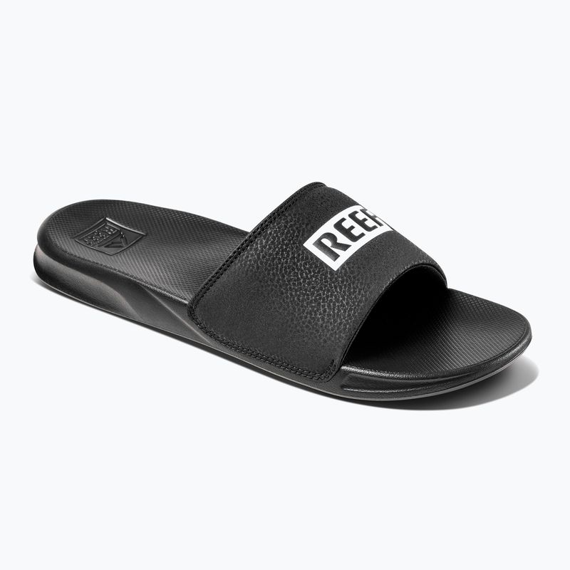 Pantoletten Herren REEF One Slide schwarz-weiß CI776