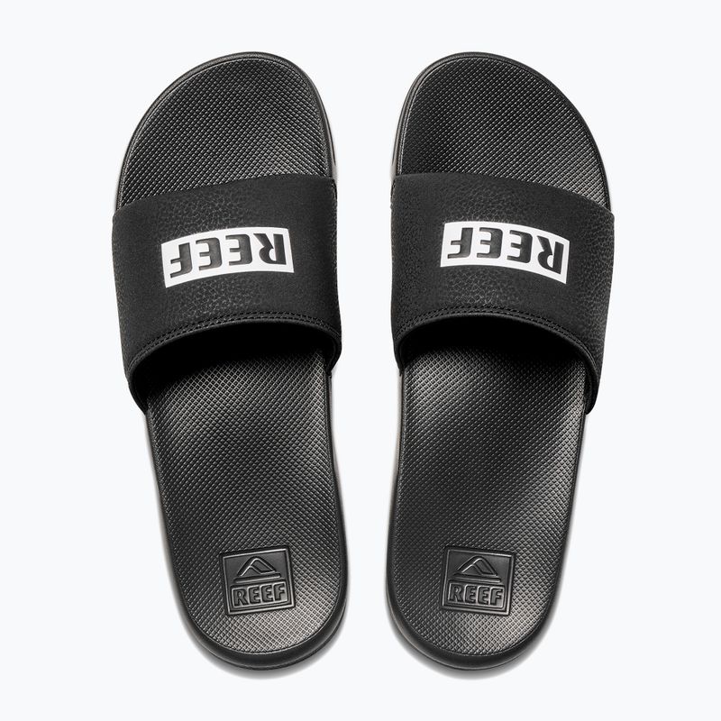 Pantoletten Herren REEF One Slide schwarz-weiß CI776