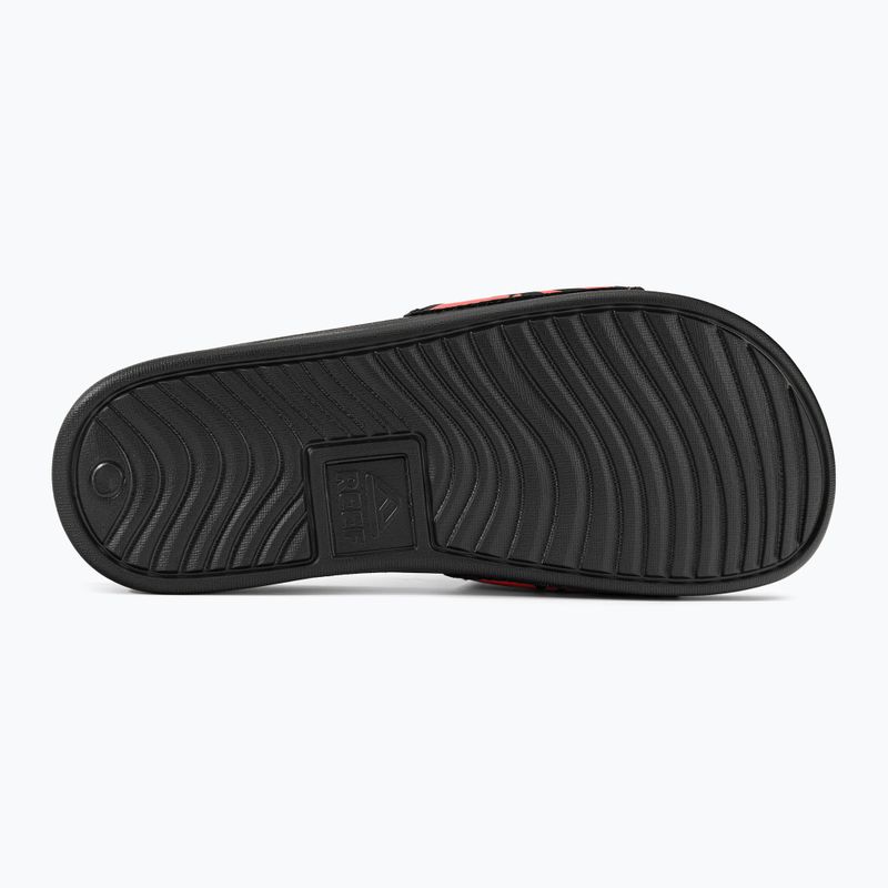Pantoletten Damen REEF One Slide rot-schwarz CJ176 5