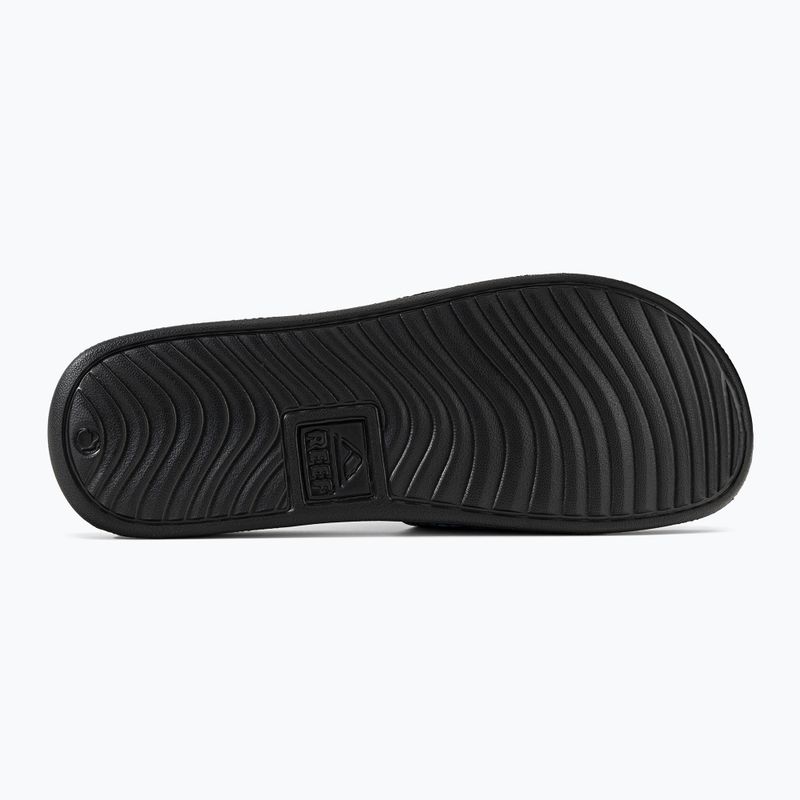 Pantoletten Herren REEF One Slide schwarz-blau CJ612 5