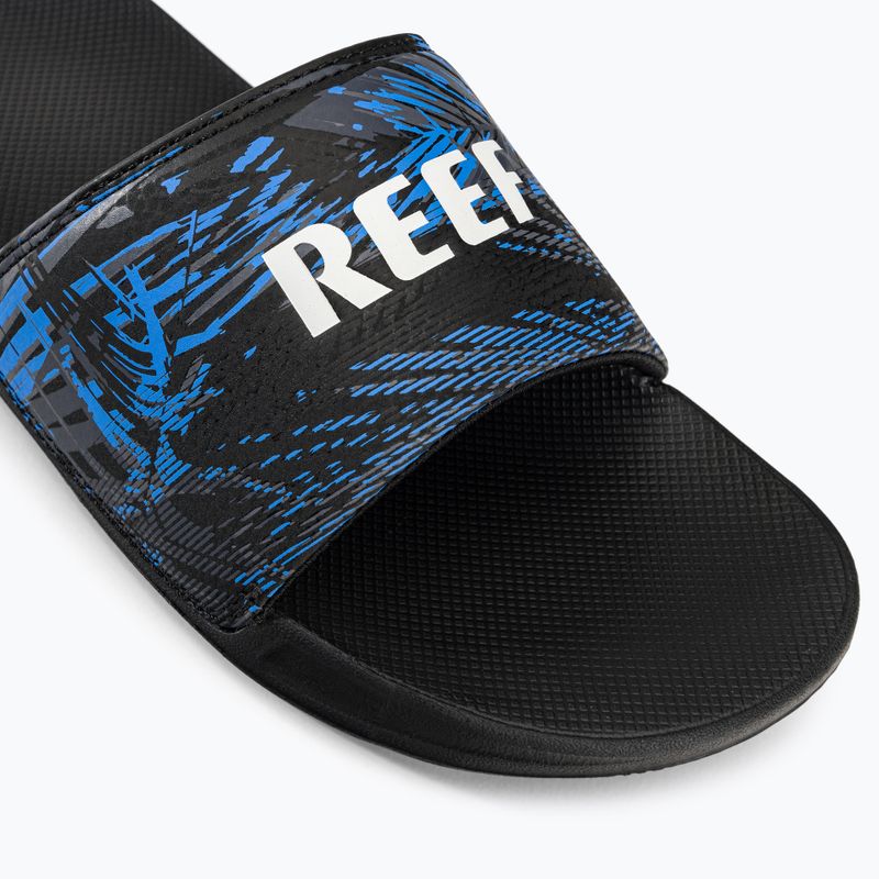 Pantoletten Herren REEF One Slide schwarz-blau CJ612 7