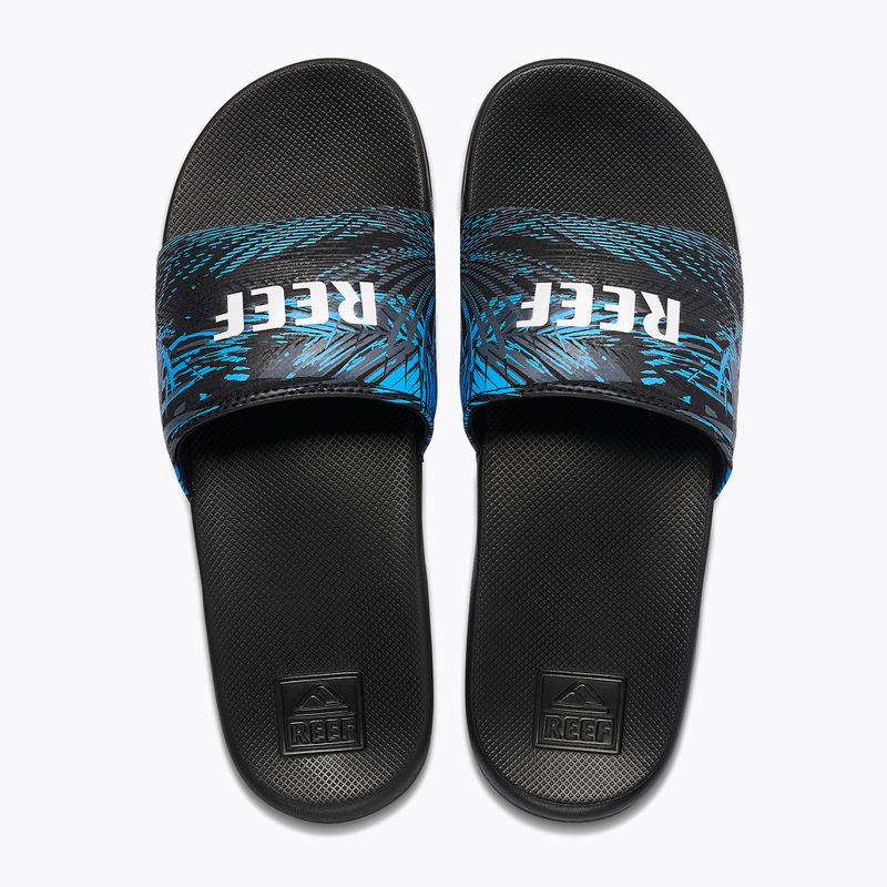 Pantoletten Herren REEF One Slide schwarz-blau CJ612 11