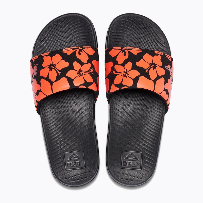 Pantoletten Damen REEF One Slide rot-schwarz CJ176 11