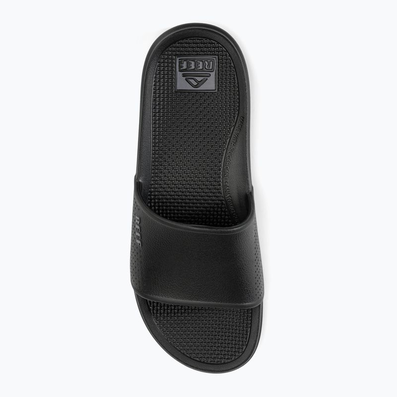 REEF Oasis Slide schwarz Herren-Flip-Flops 5