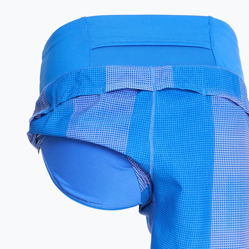 Brooks Chaser 5" Damen Laufshorts mit blauem Höhenprofil 4
