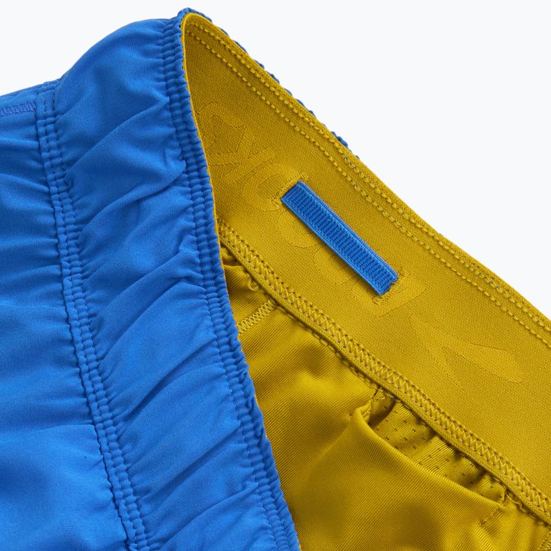 Brooks Chaser 5" 2-In-1 Damen Laufshorts blau/goldene Stunde 5