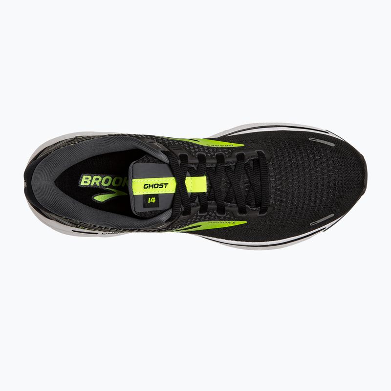 Laufschuhe Herren Brooks Ghost 14 schwarz-grün 113691D47 12