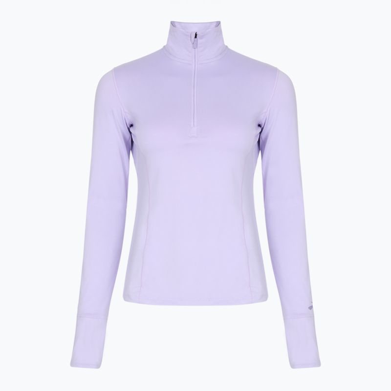 Women's Brooks Dash 1/2 Zip violett Dash laufen Sweatshirt