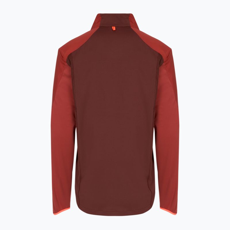 Herren Brooks Fusion Hybrid Kupfer/Rosine Laufjacke 2