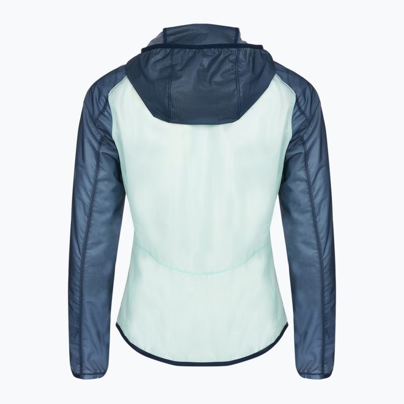 Damen Laufjacke Brooks All Altitude eisblau multi 2