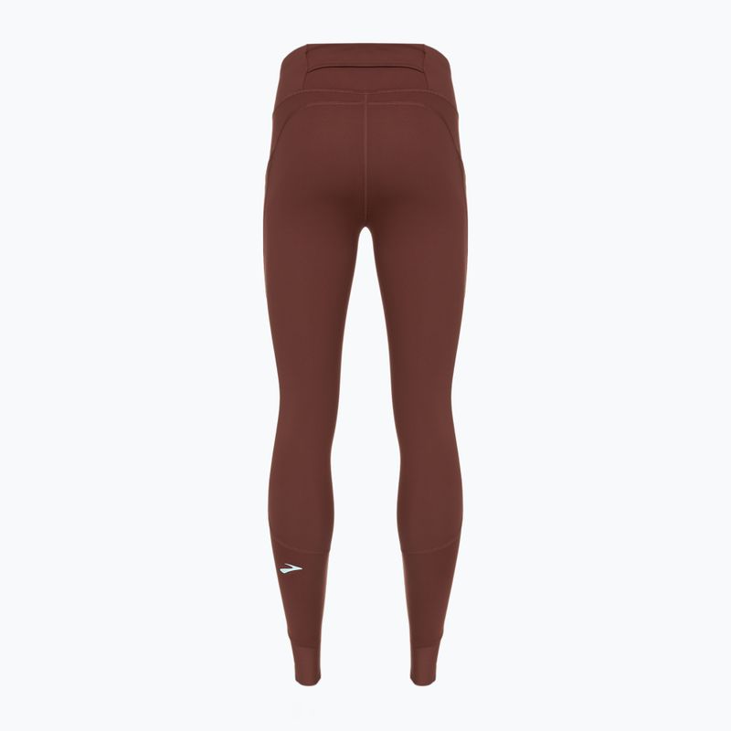 Brooks Momentum Thermal Tight Laufleggings für Frauen Rosine 2