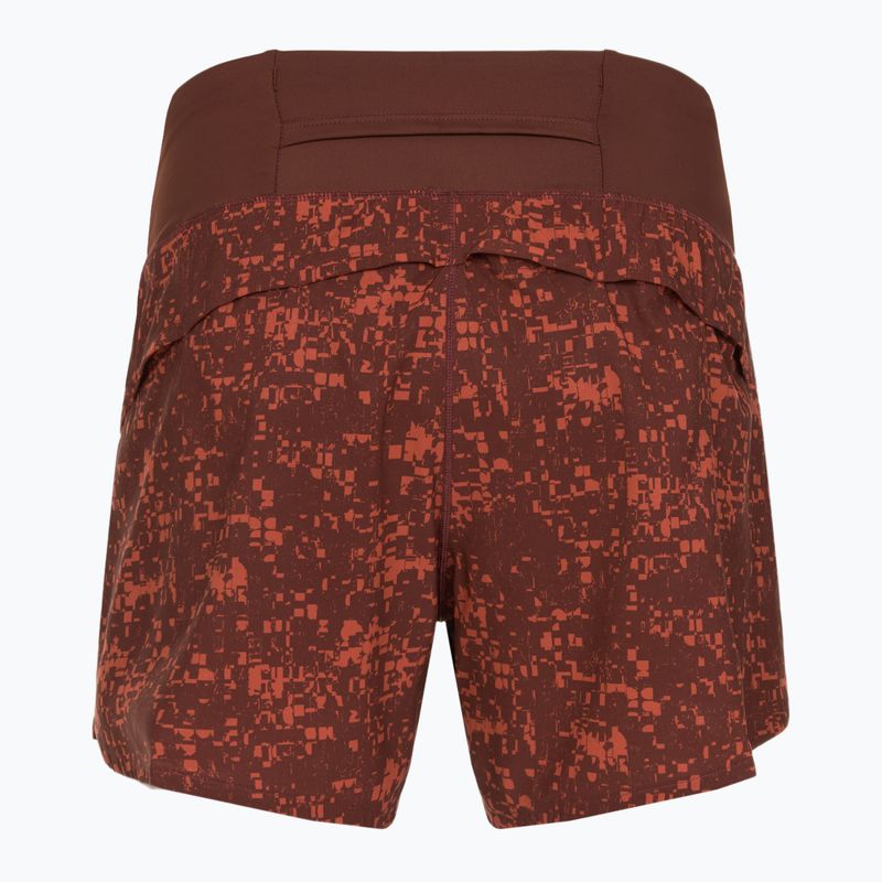 Brooks Chaser 5" Laufshorts für Frauen mit Rosinen-Glitch-Print 2