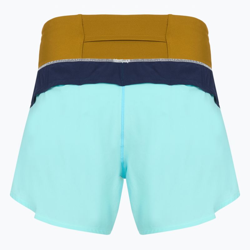 Brooks Chaser 5" Damen Laufshorts eisblau multi 2