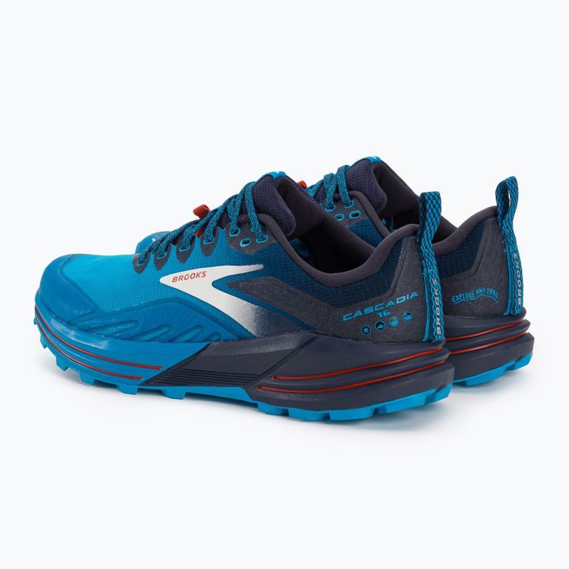 Brooks Cascadia 16 Herren Laufschuhe peacoat/atomic blau/rooibos 4
