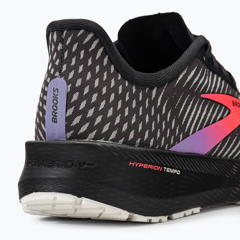 Brooks Hyperion Tempo Damen Laufschuhe schwarz und weiß 1203281B026 9