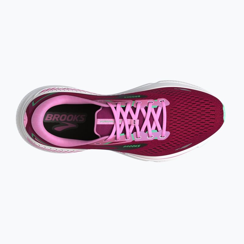 Damen Laufschuhe Brooks Adrenaline GTS 23 rosa/festival fuchsia/schwarz 15