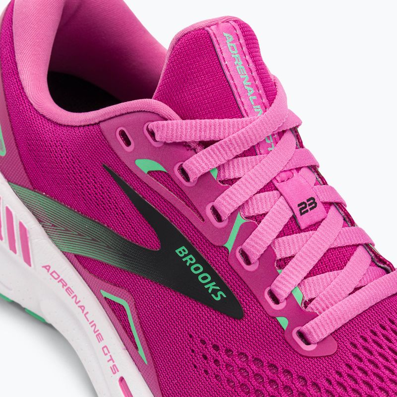 Damen Laufschuhe Brooks Adrenaline GTS 23 rosa/festival fuchsia/schwarz 8