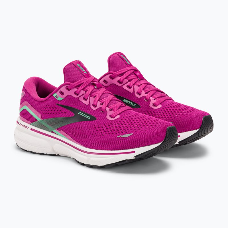 Brooks Ghost 15 Damen Laufschuhe rosa/festival fuchsia/schwarz 4