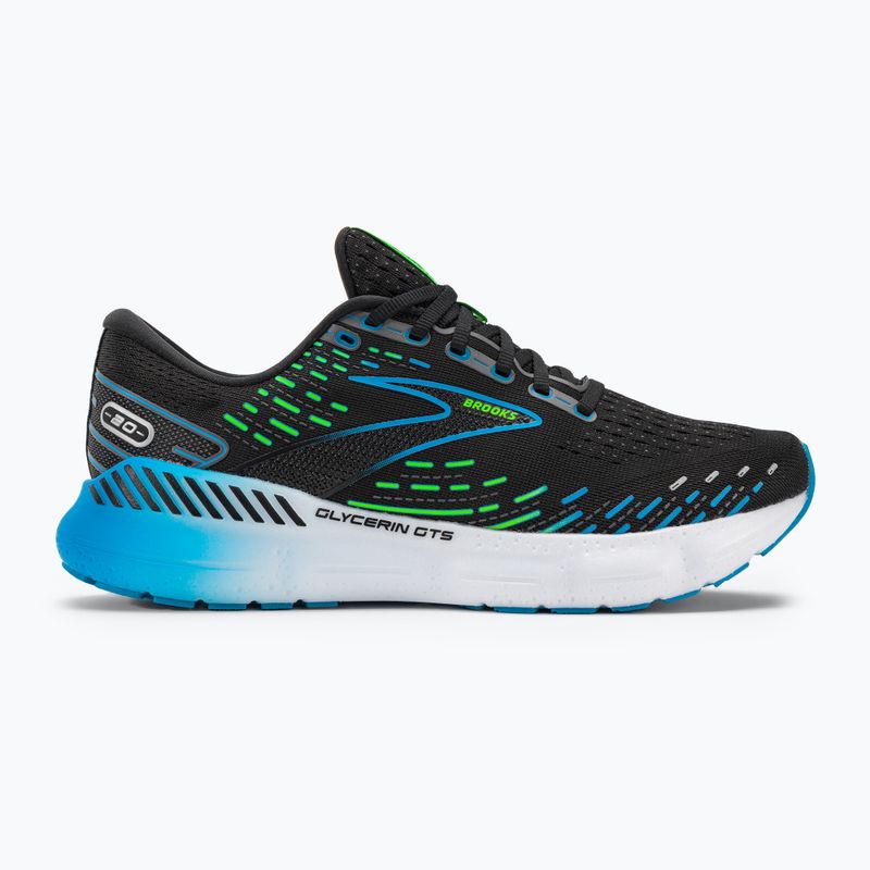 Brooks Glycerin GTS 20 Herren Laufschuhe schwarz/hawaiian ocean/grün 2