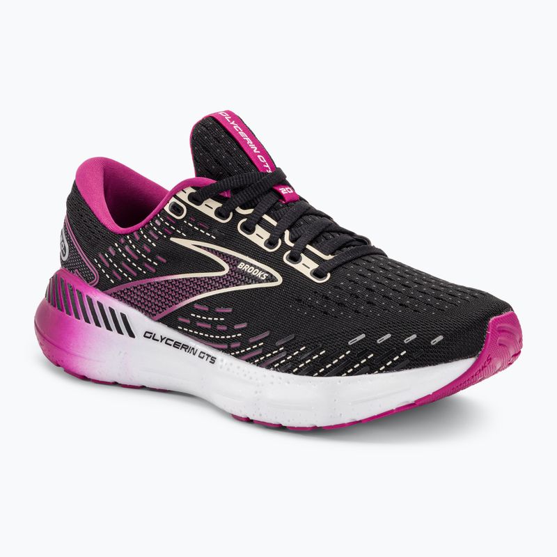 Damen Laufschuhe Brooks Glycerin GTS 20 schwarz/fuchsia/linen