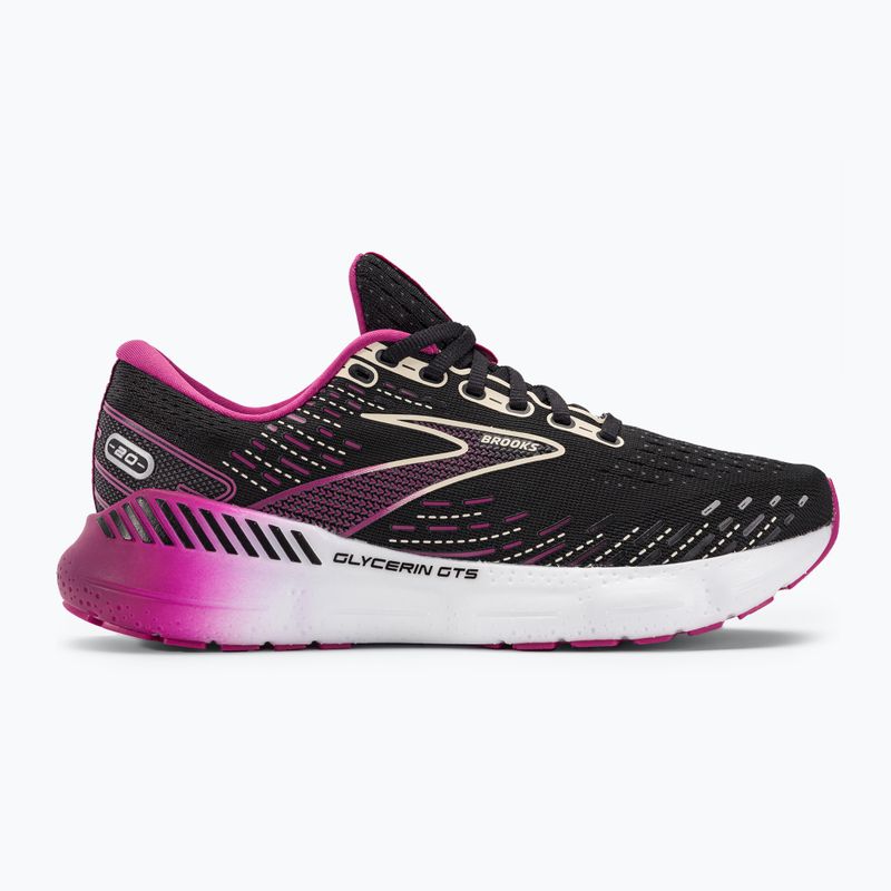 Damen Laufschuhe Brooks Glycerin GTS 20 schwarz/fuchsia/linen 2