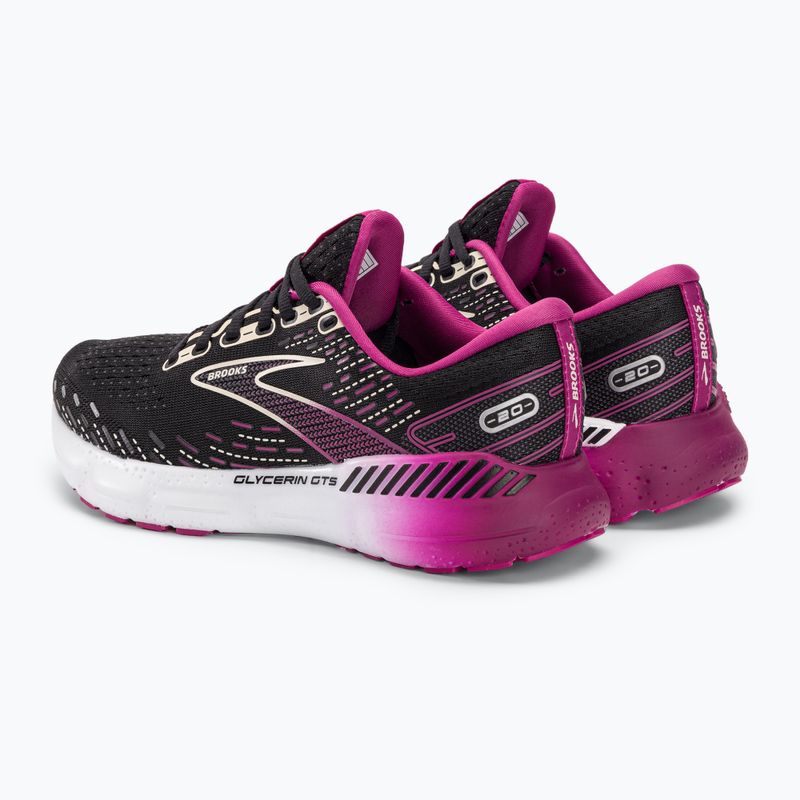Damen Laufschuhe Brooks Glycerin GTS 20 schwarz/fuchsia/linen 5