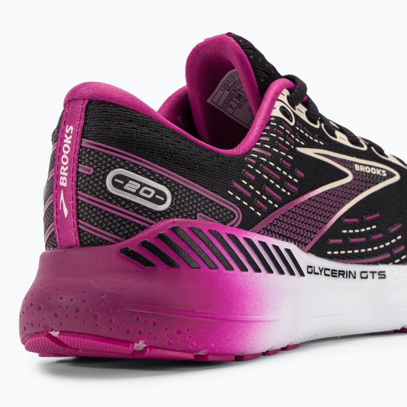 Damen Laufschuhe Brooks Glycerin GTS 20 schwarz/fuchsia/linen 11