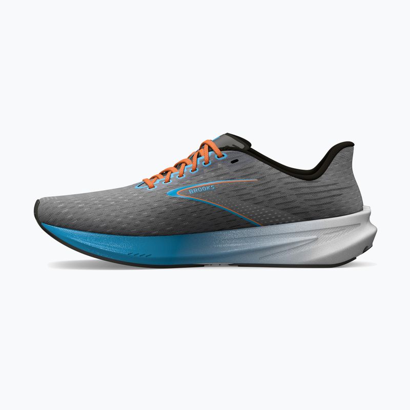 Brooks Hyperion Herren Laufschuhe grau/atomic blau/scarlet 13