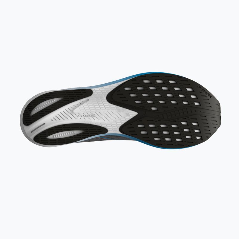 Brooks Hyperion Herren Laufschuhe grau/atomic blau/scarlet 14