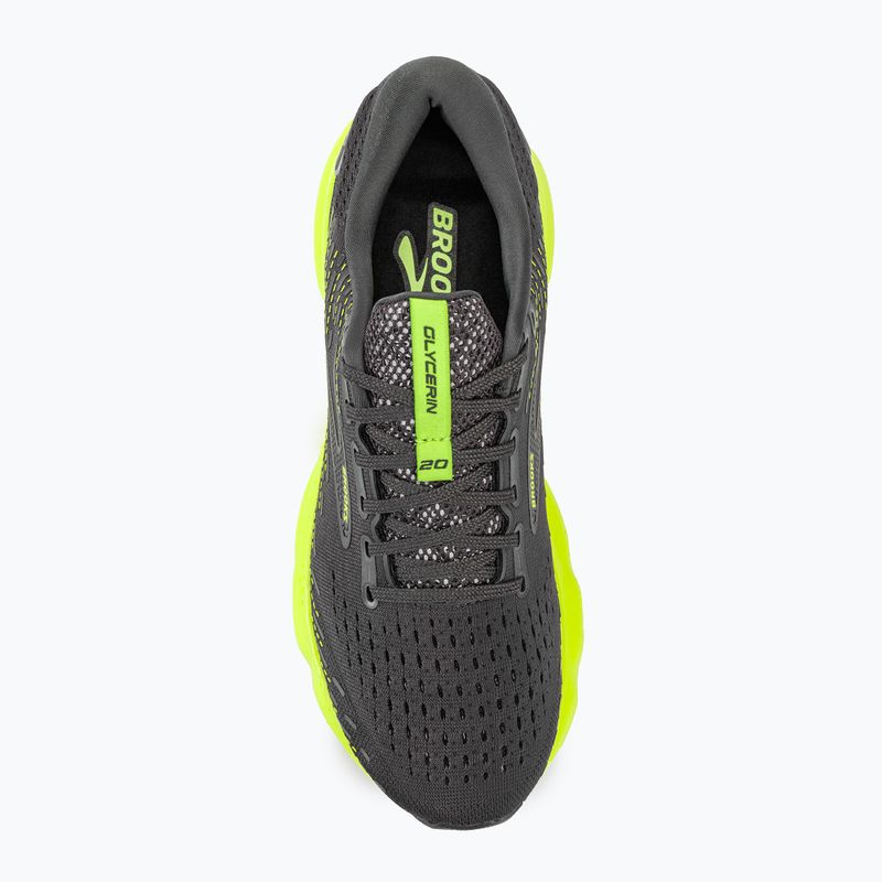 Laufschuhe Herren Brooks Glycerin 20 black/blackened pear/white 5