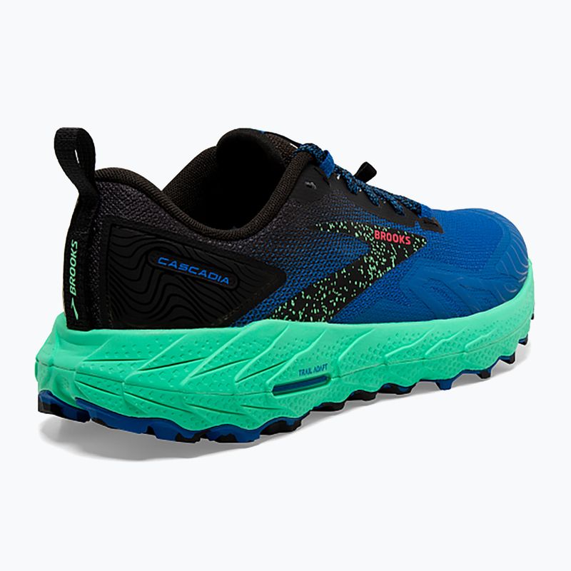 Brooks Cascadia 17 victoria blau/schwarz/Frühling Knospe Männer Laufschuhe 10