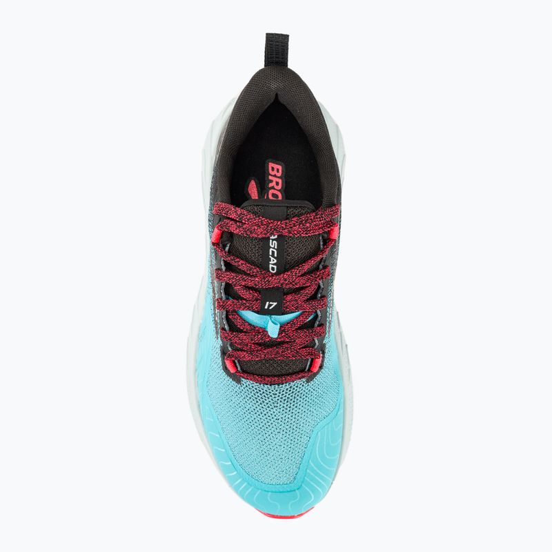 Brooks Cascadia 17 Damen Laufschuhe bluefish/schwarz/diva pink 7
