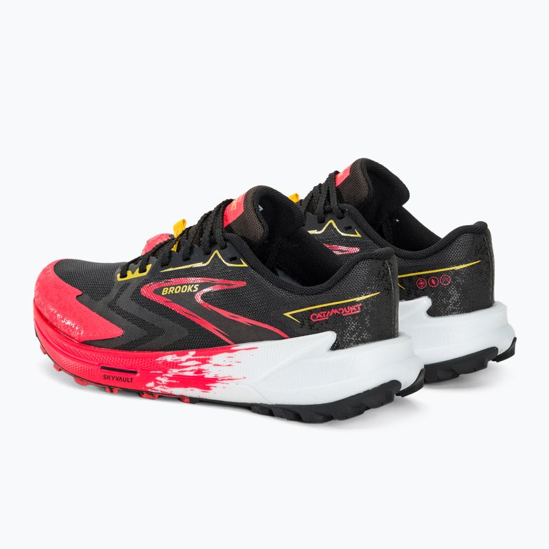 Brooks Catamount 3 Damen Laufschuhe schwarz/diva pink/lemon chrome 4