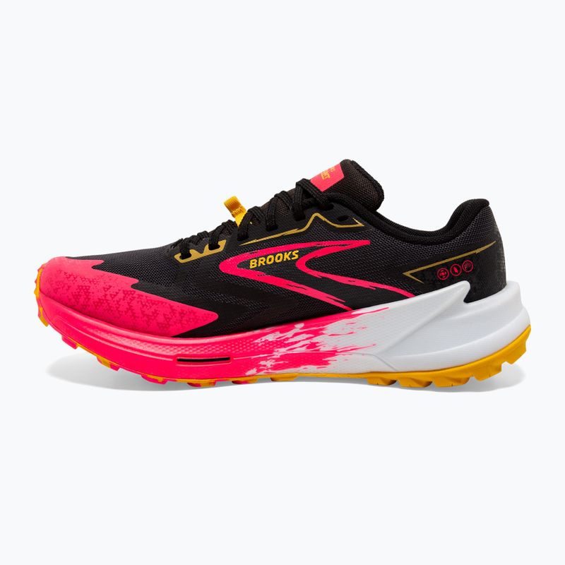 Brooks Catamount 3 Damen Laufschuhe schwarz/diva pink/lemon chrome 9