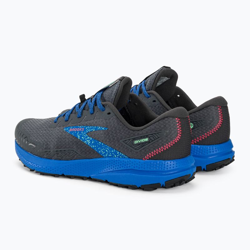 Brooks Divide 4 Herren Laufschuhe Ebenholz/schwarz/victoria blau 4